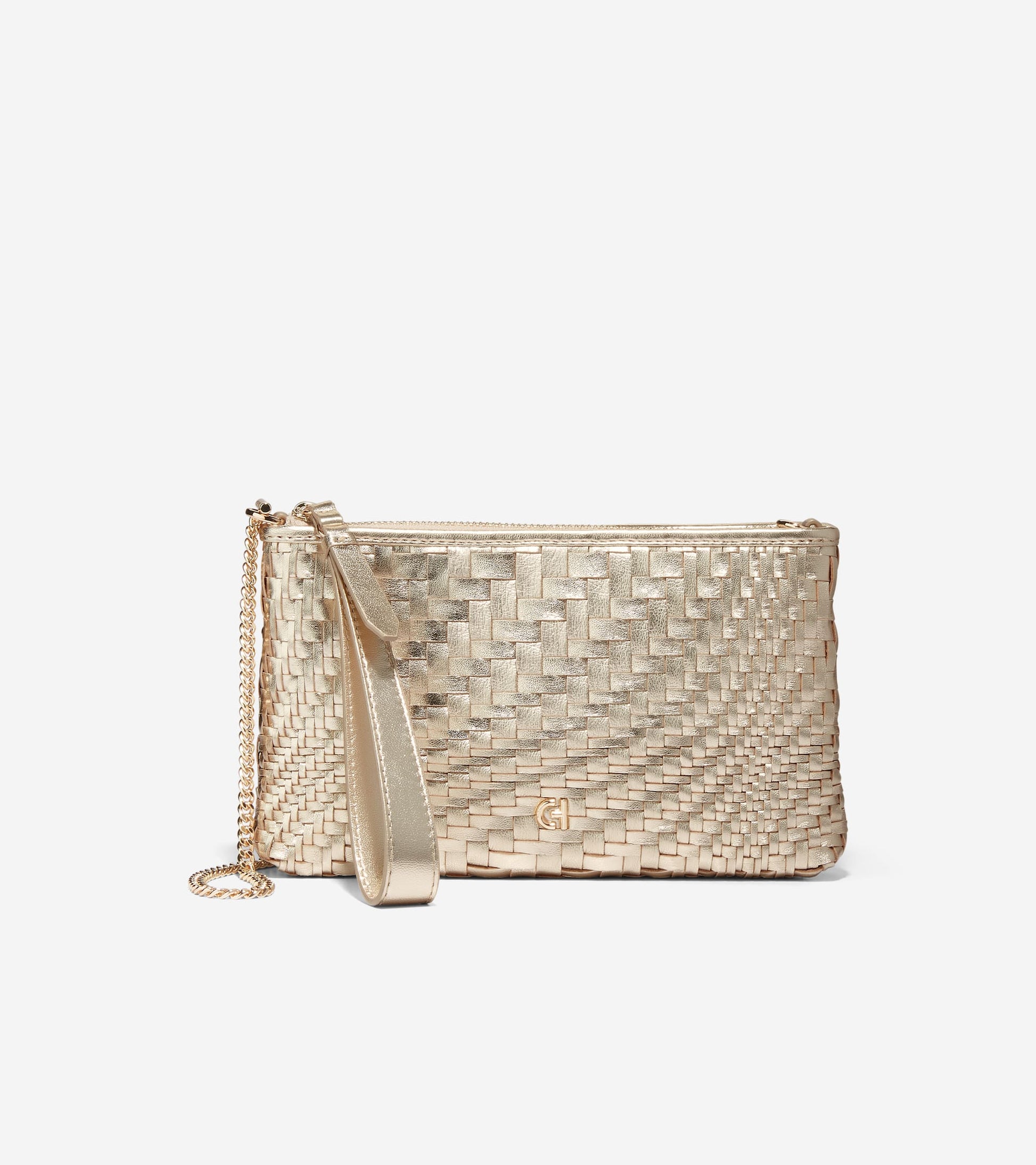 Essential Pouch-Genevieve Weave Gold
