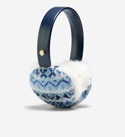 Women's Fairisle Earmuffs-Grey Multi