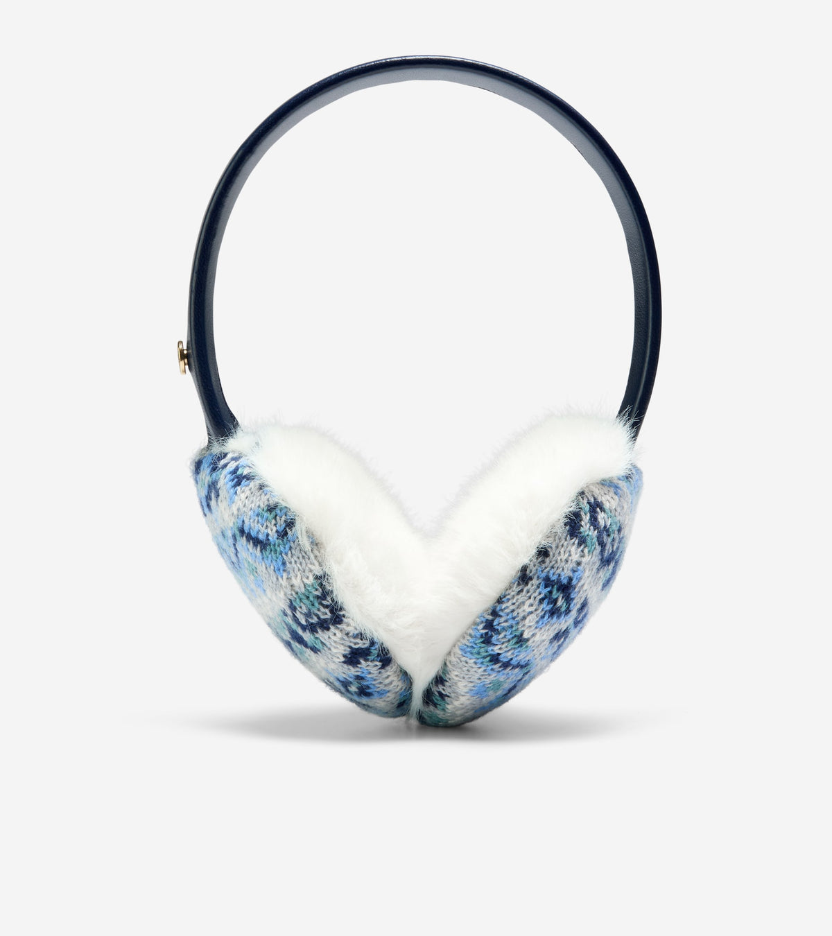 Women's Fairisle Earmuffs-Grey Multi