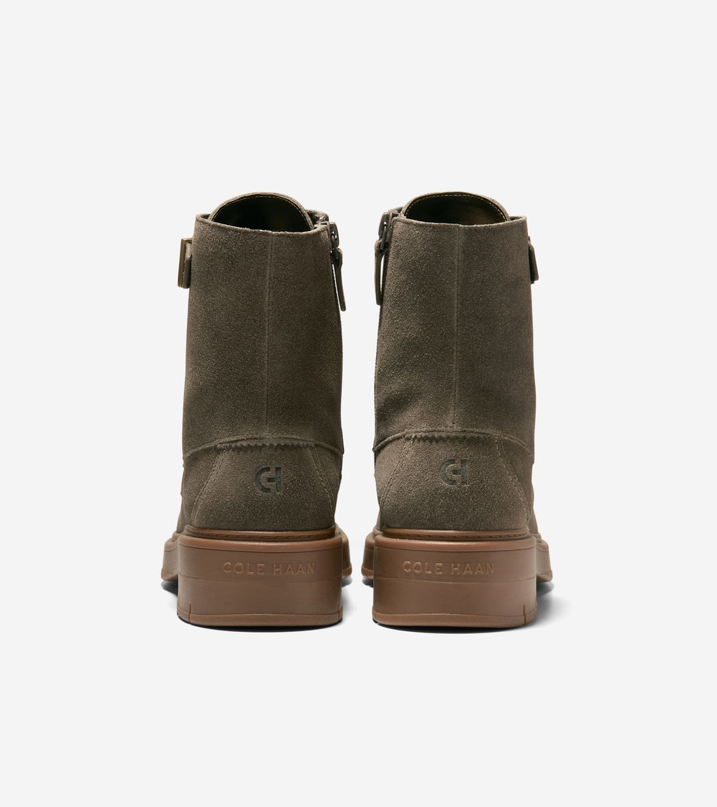 Women's Grand Flex Fenella Buckle Lace-Up Waterproof Booties-Grand Flex Fenella Lace-Up Buckle Waterproof Booties