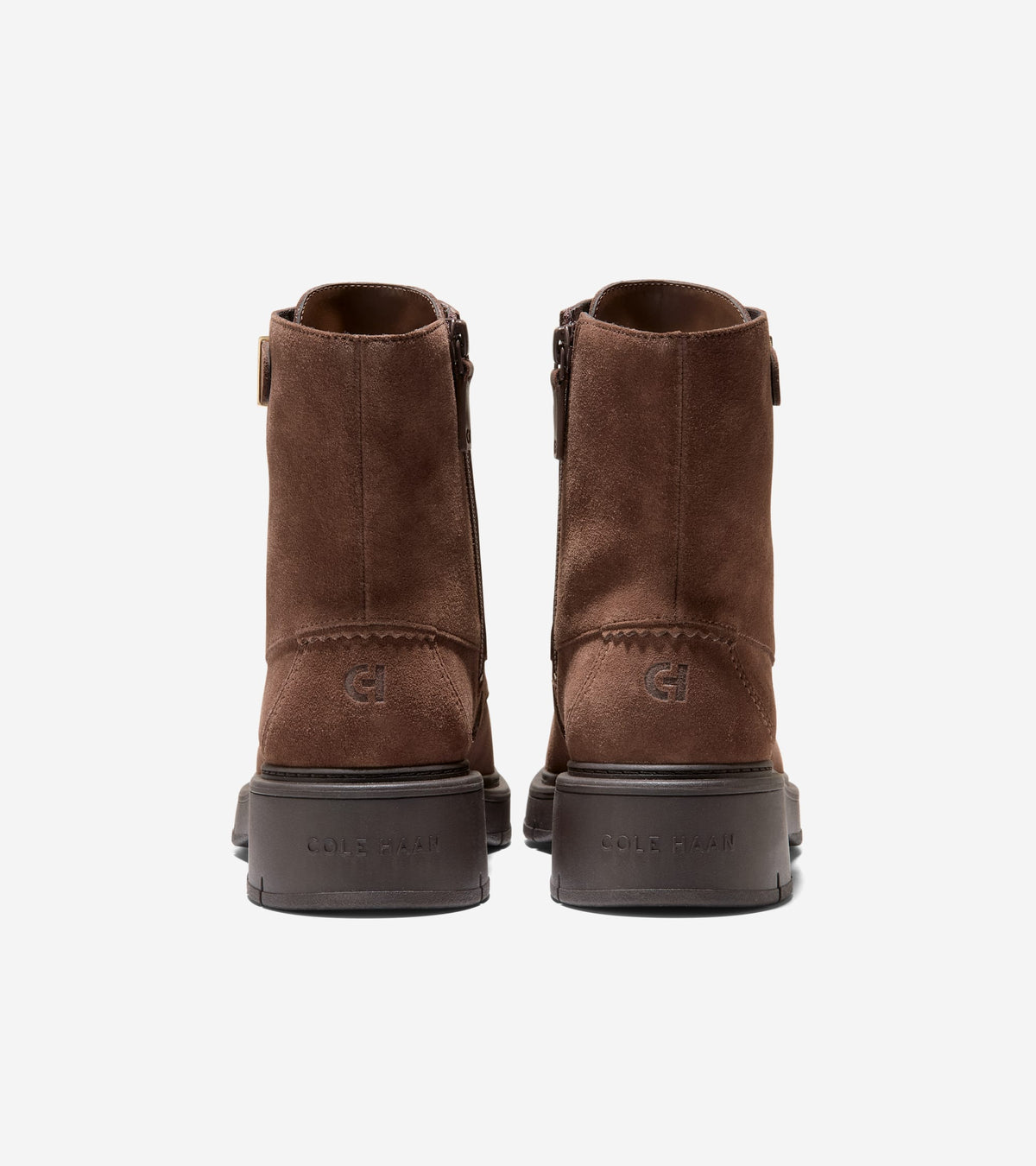 Women's Grand Flex Fenella Buckle Lace-Up Waterproof Booties-Fondue Fudge