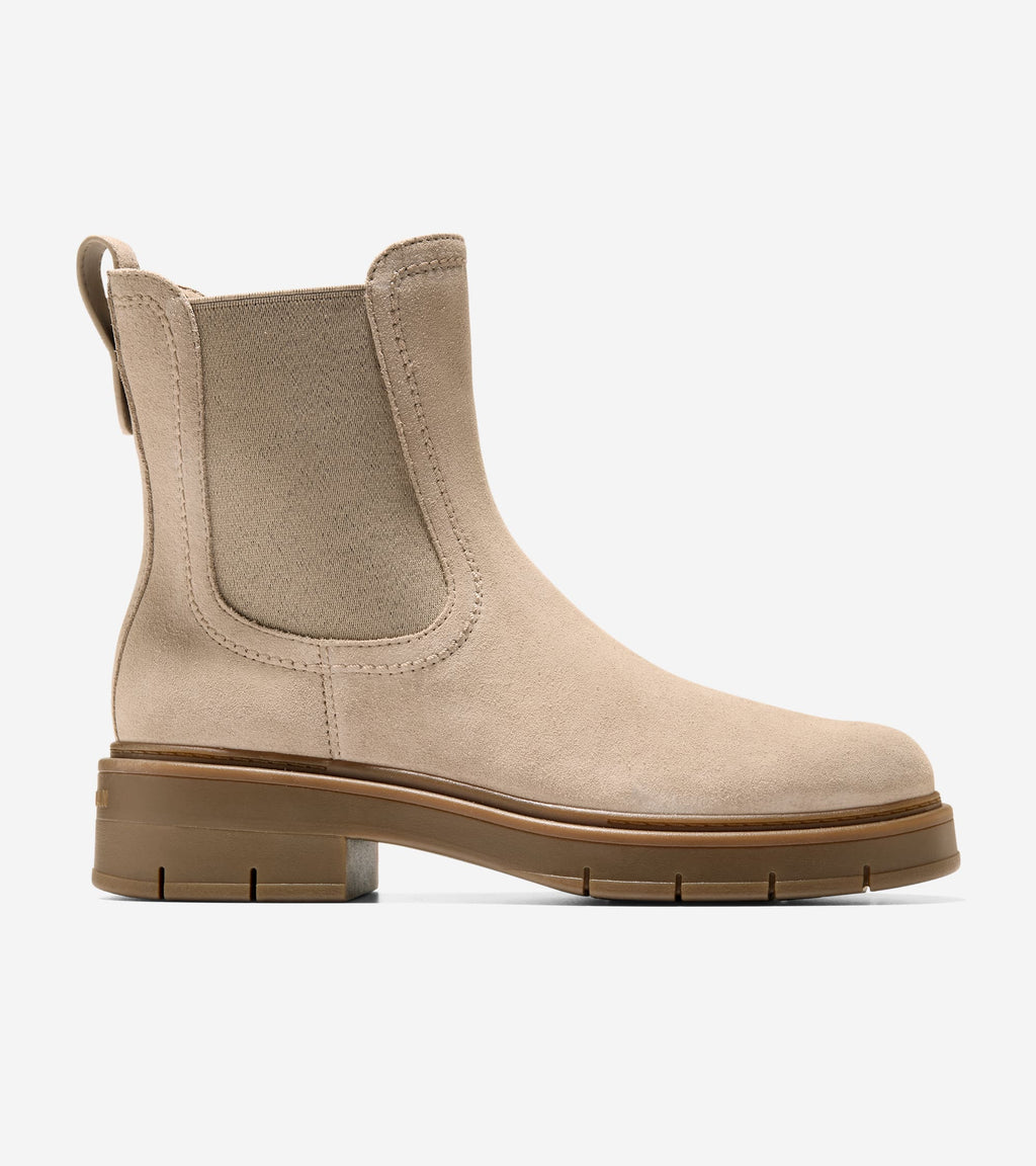 Women's Grand Flex Fenella Chelsea Waterproof Booties-Birch Beige