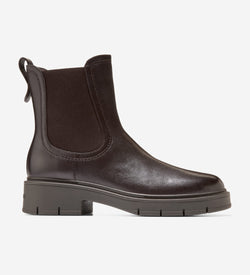 Women's Grand Flex Fenella Chelsea Waterproof Booties-Dark Chocolate