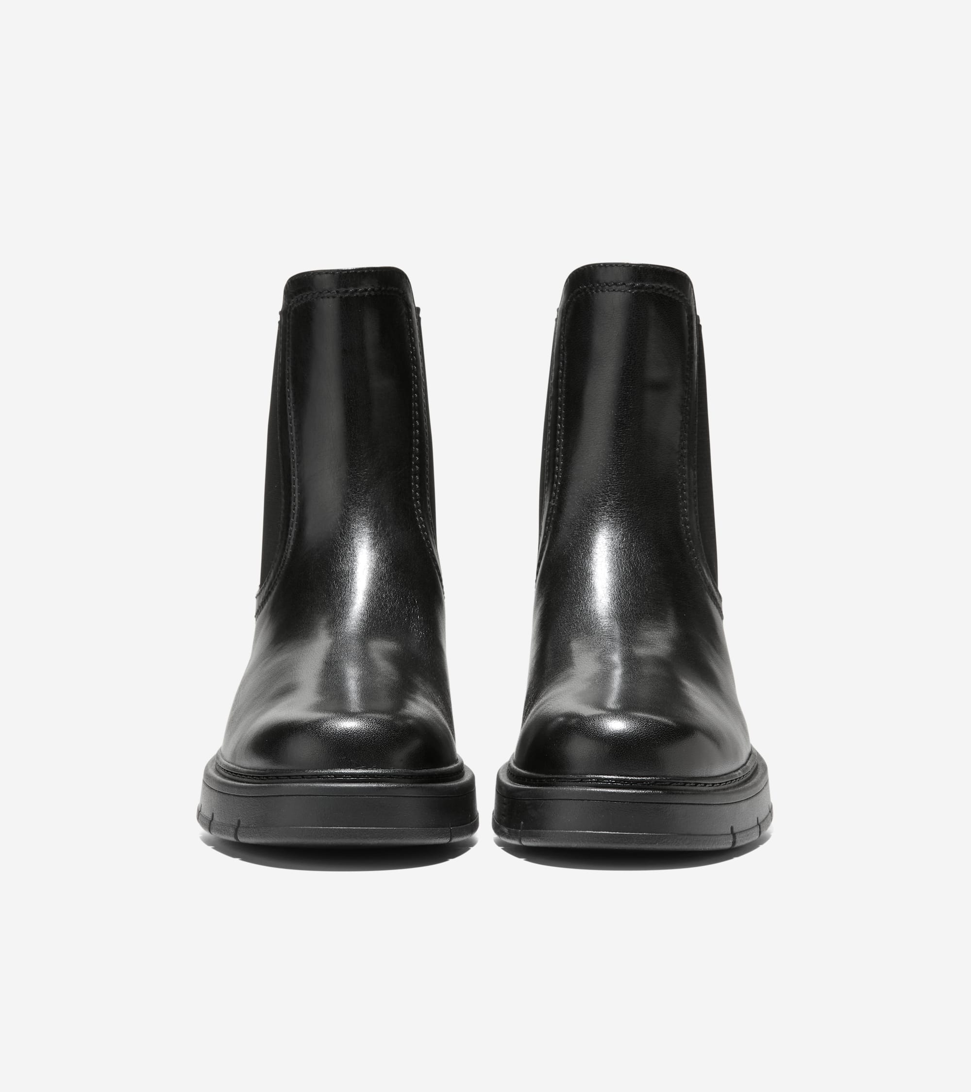 か*ん様 COLE HAAN フラットシューズ ブラック ラメ　7.5 Women's Grand Flex Fenella Chelsea Waterproof Booties in Black