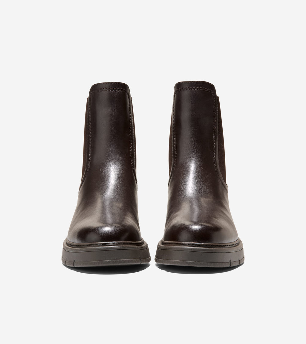 Women's Grand Flex Fenella Chelsea Waterproof Booties-Dark Chocolate