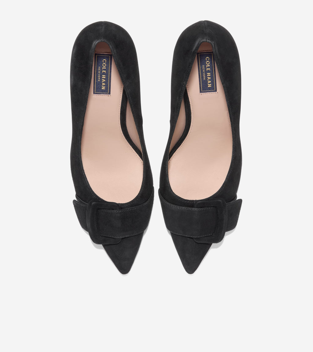Women's Fidela Buckle Pumps-Black