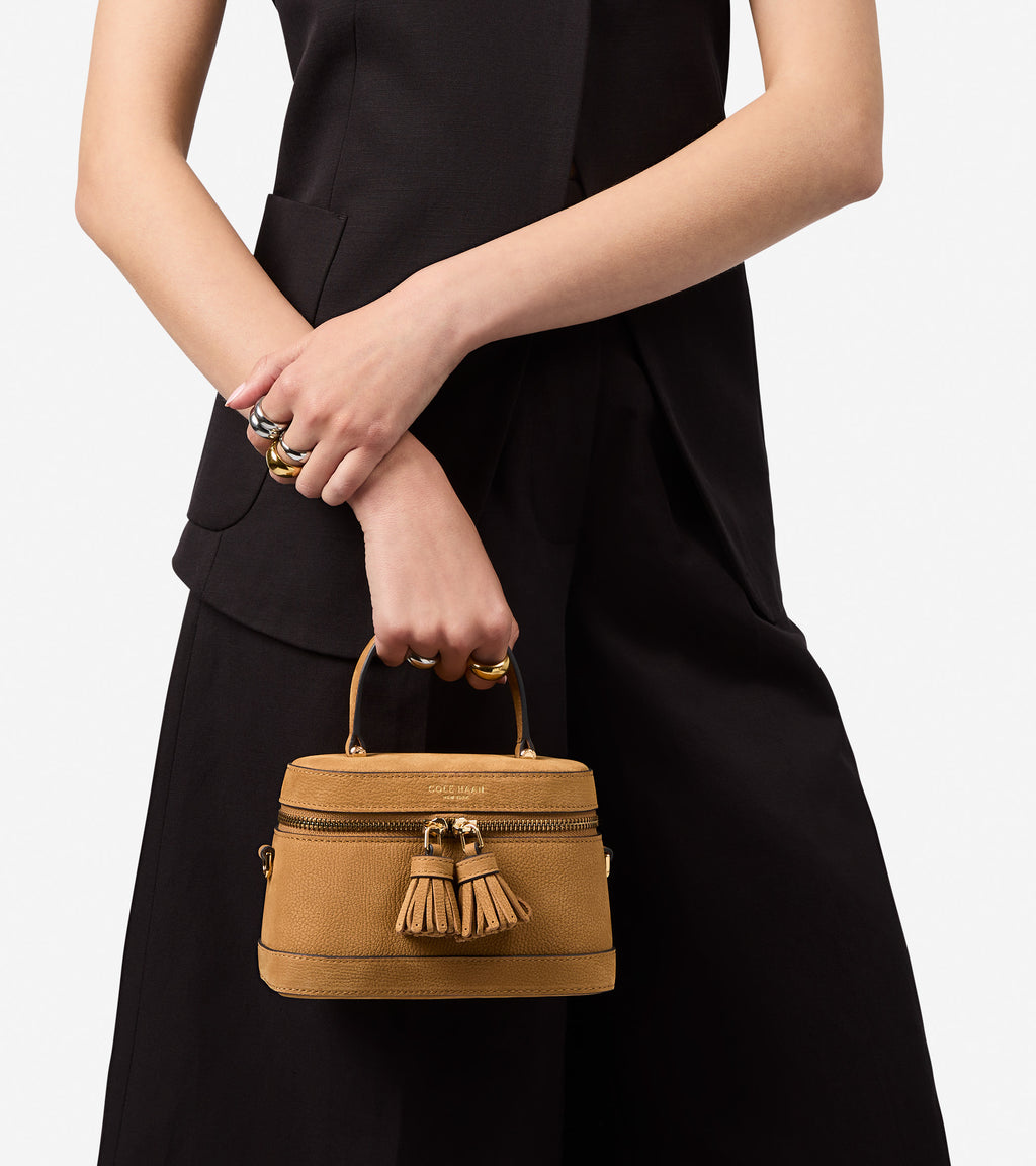 Women's Fleur Vanity Bag-Golden Honey
