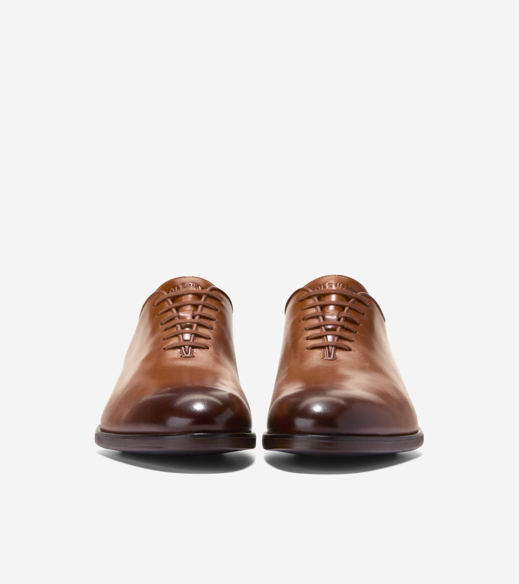 Men's Foster Grand Wholecut Oxfords-British Tan-Dark Brown