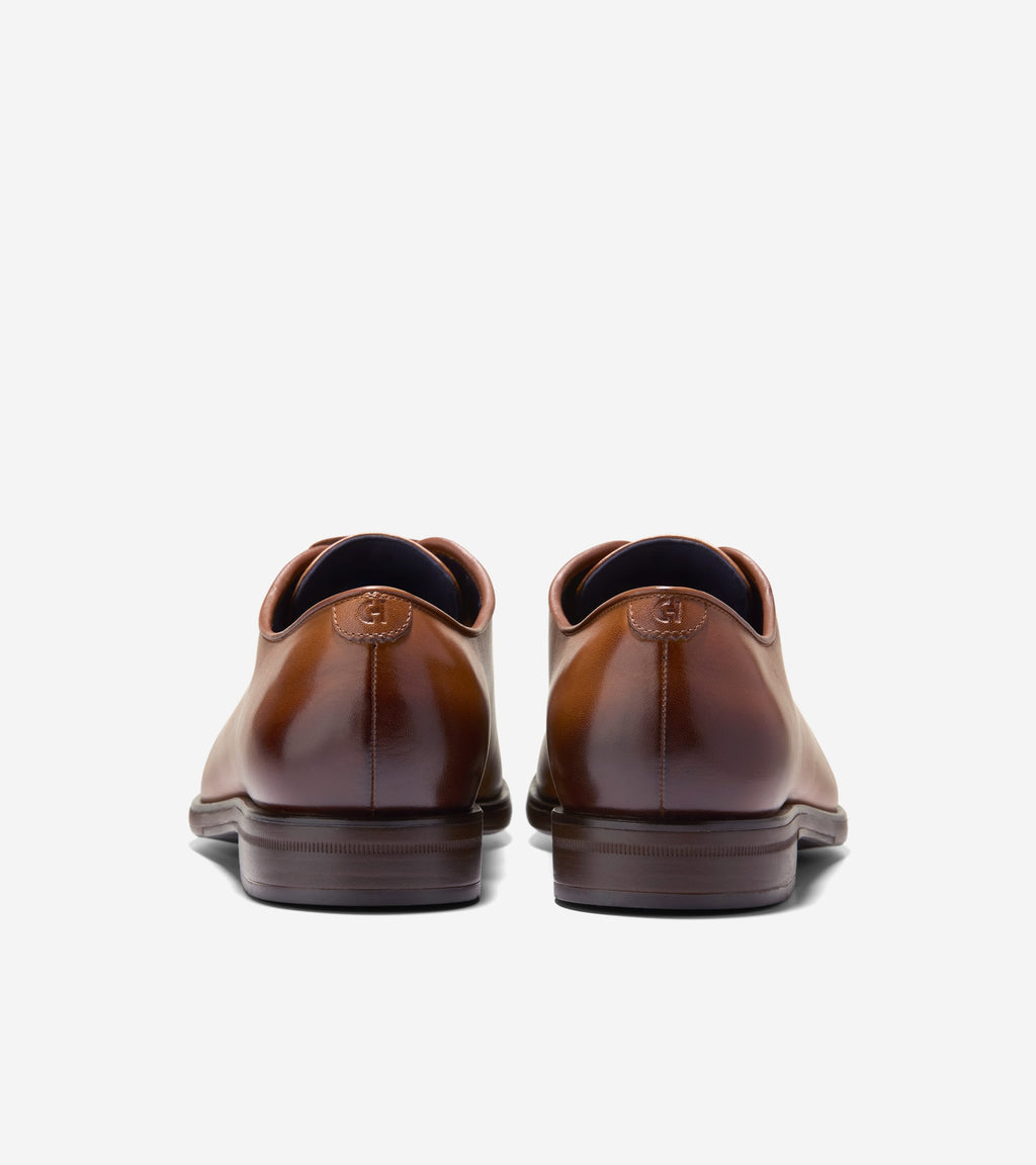 Men's Foster Grand Wholecut Oxfords-British Tan-Dark Brown