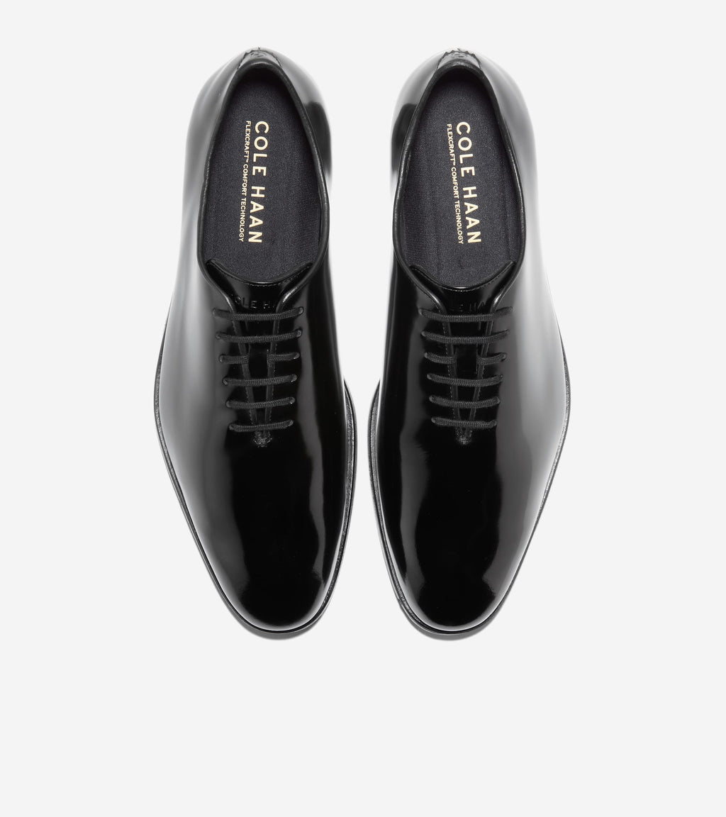 Men's Foster Grand Wholecut Oxfords-Black