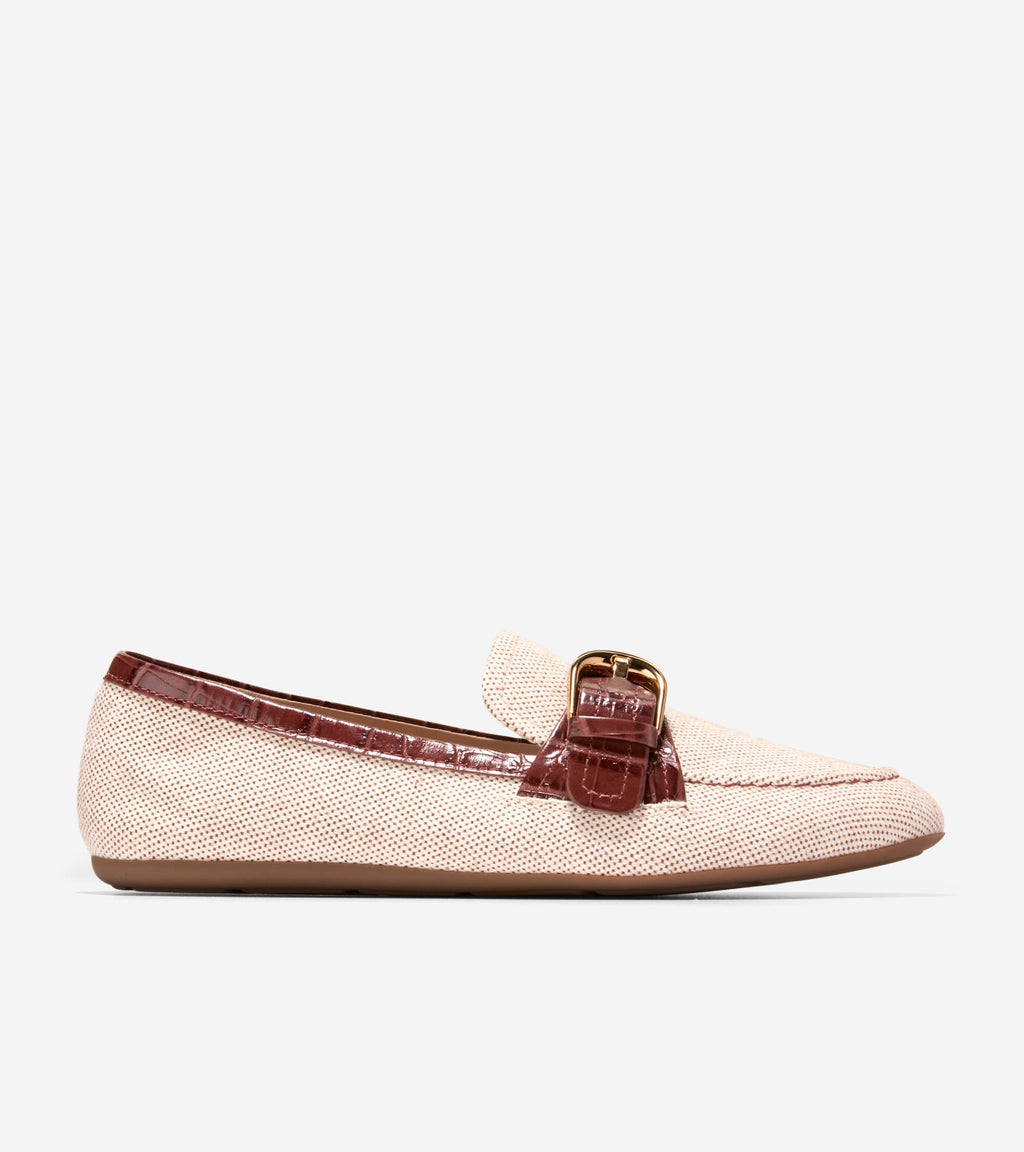 Women's Grand Ambition Alette Buckle Loafers-Mahogany Croc Print