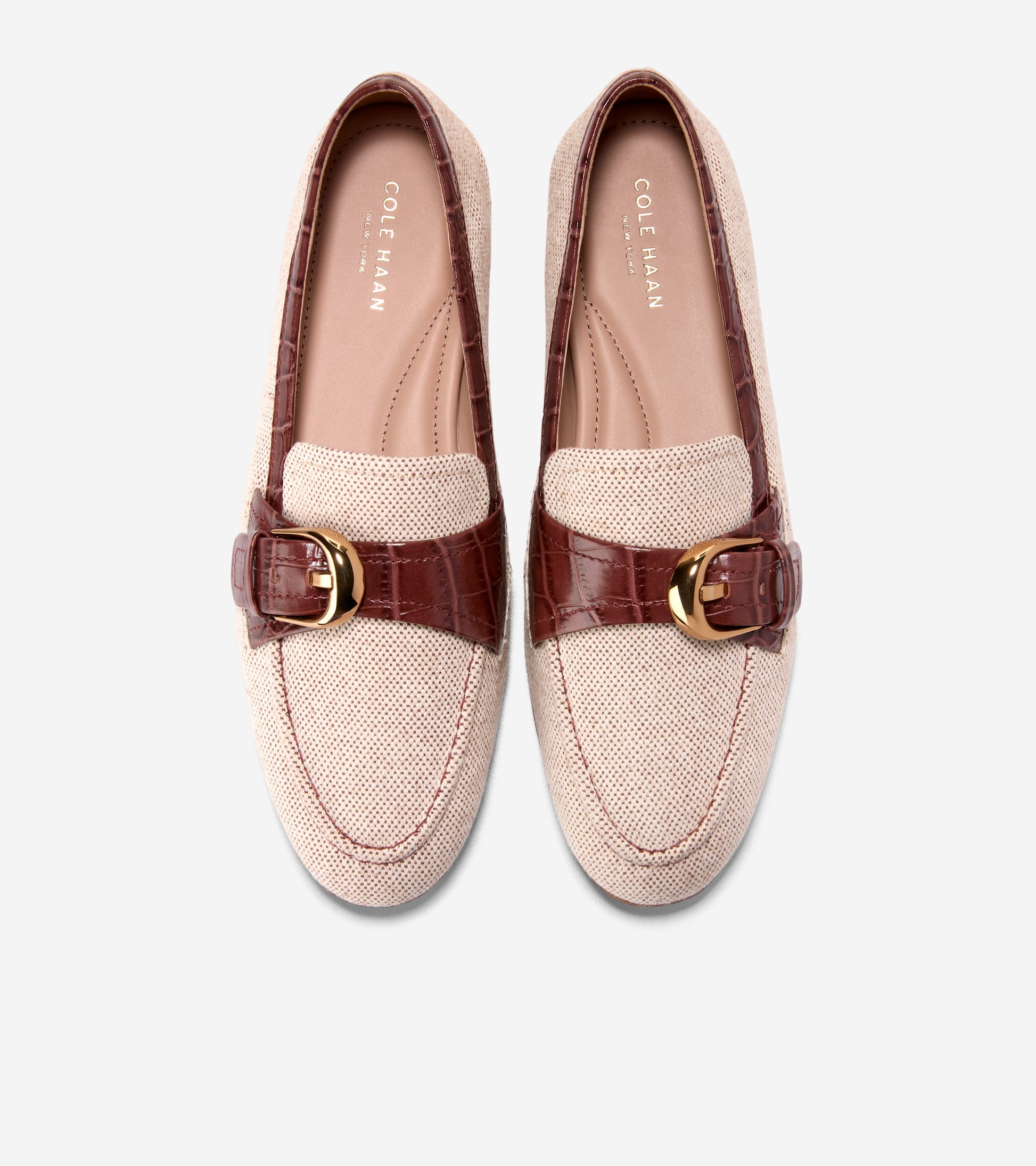 Women's Grand Ambition Alette Buckle Loafers-Mahogany Croc Print