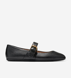 Women's Grand Ambition Alissa Mary Jane Ballet Flats-Black