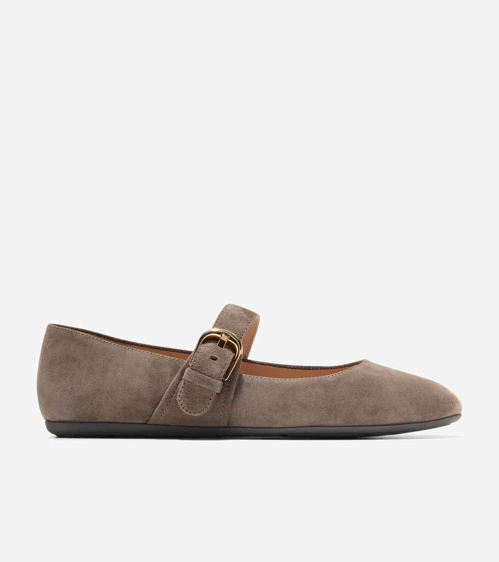 Women's Grand Ambition Alissa Mary Jane Ballet Flats-Deep Olive