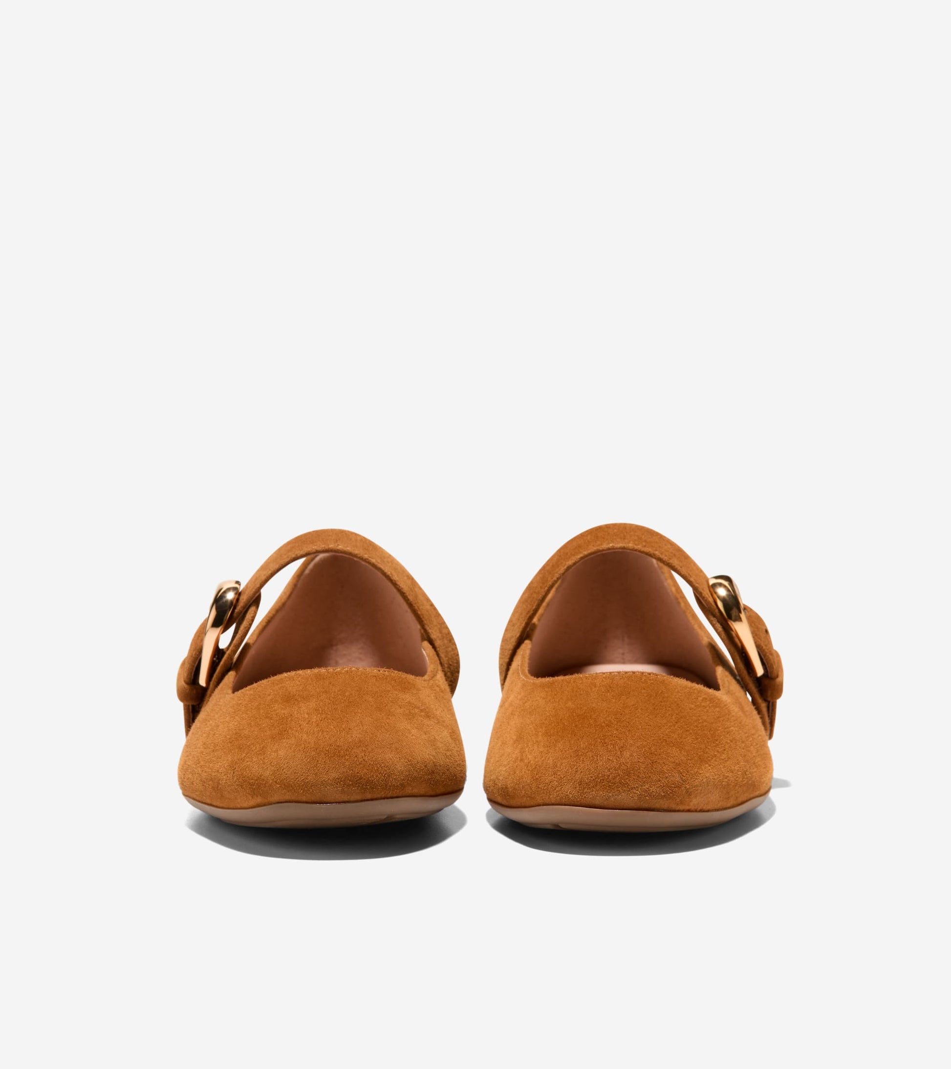 Women's Grand Ambition Alissa Mary Jane Ballet Flats-Tobacco