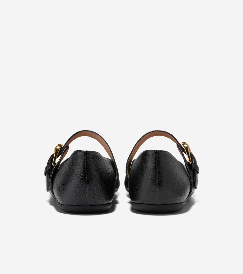 Women's Grand Ambition Alissa Mary Jane Ballet Flats-Black