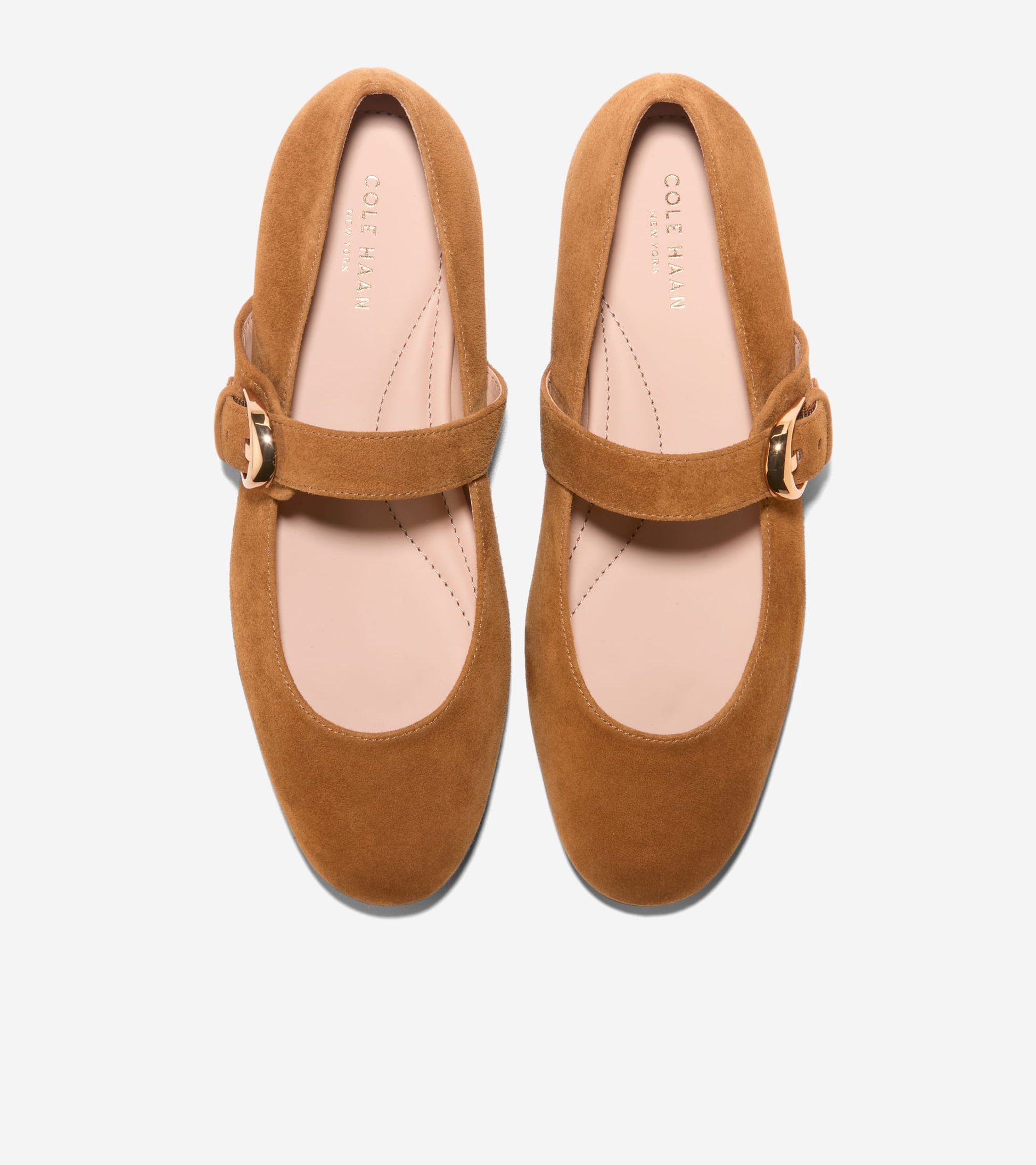 Women's Grand Ambition Alissa Mary Jane Ballet Flats-Tobacco