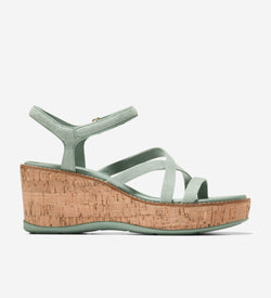 Women's Grand Ambition Azzura Strappy Wedge Sandal-Lily Pad-Cork
