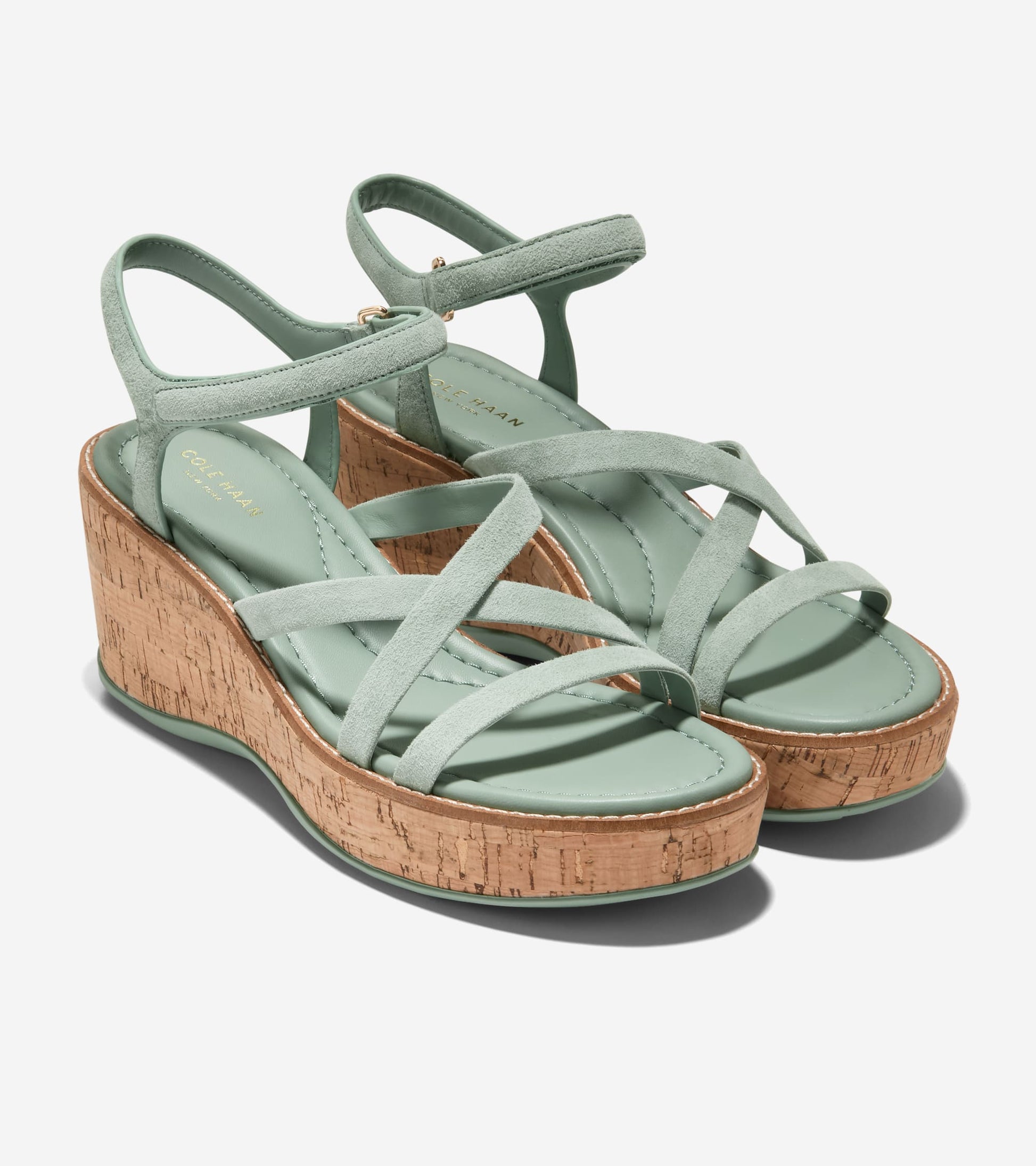 Women's Grand Ambition Azzura Strappy Wedge Sandal-Lily Pad-Cork