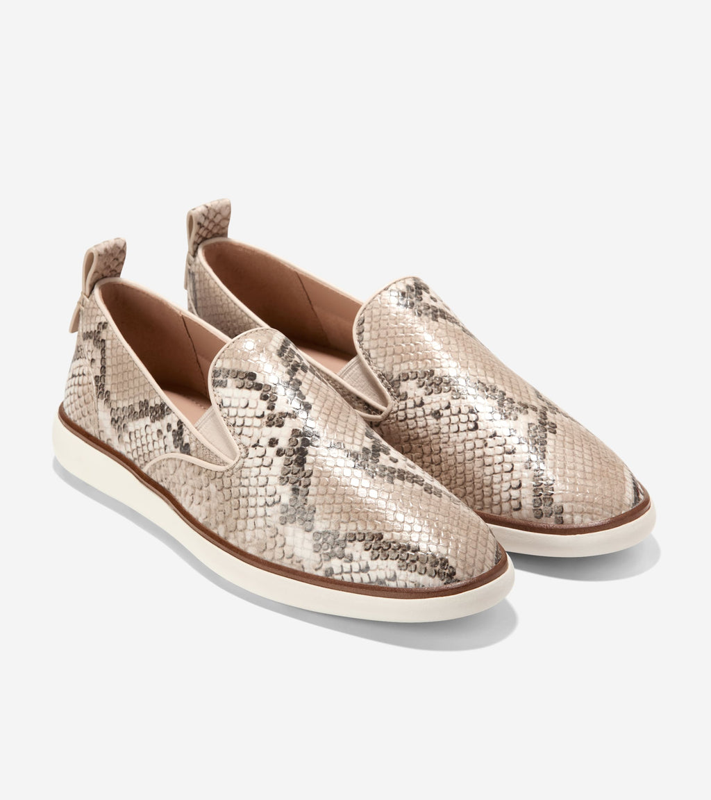 Women's Grand Ambition Galena Loafers-Mojave Snake Print