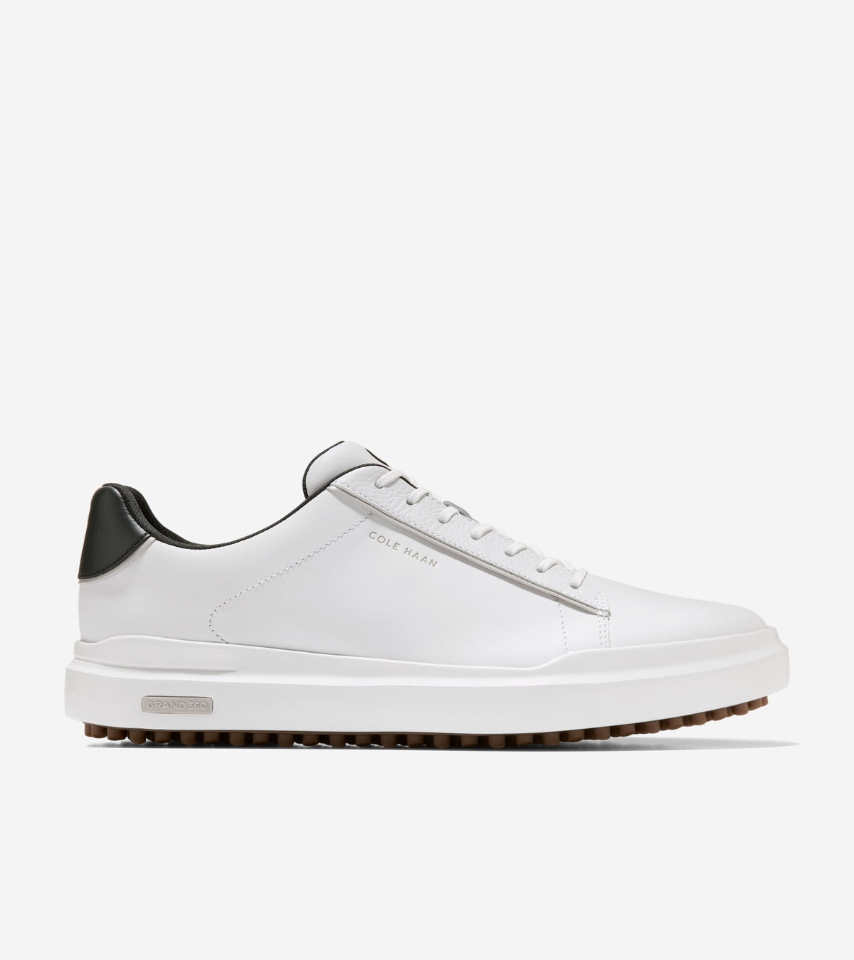 Men's Grand Crosscourt Waterproof Golf Shoes-White-Black