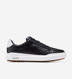 Men's Grand Crosscourt Waterproof Golf Shoes-Black-White