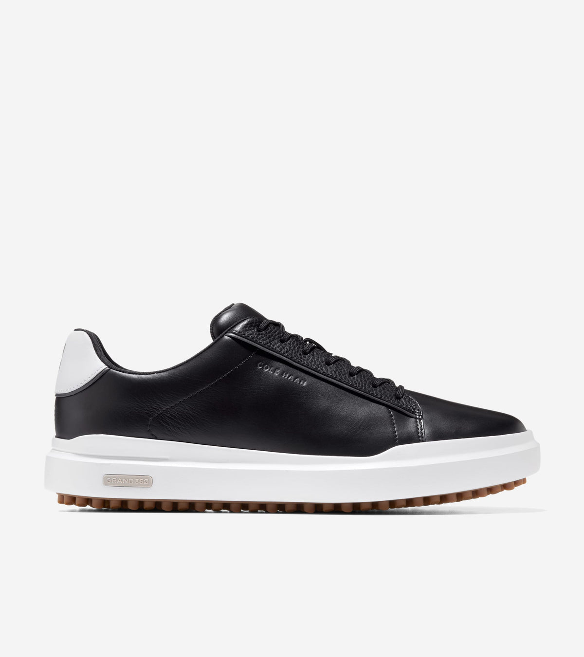 Men's Grand Crosscourt Waterproof Golf Shoes-Black-White