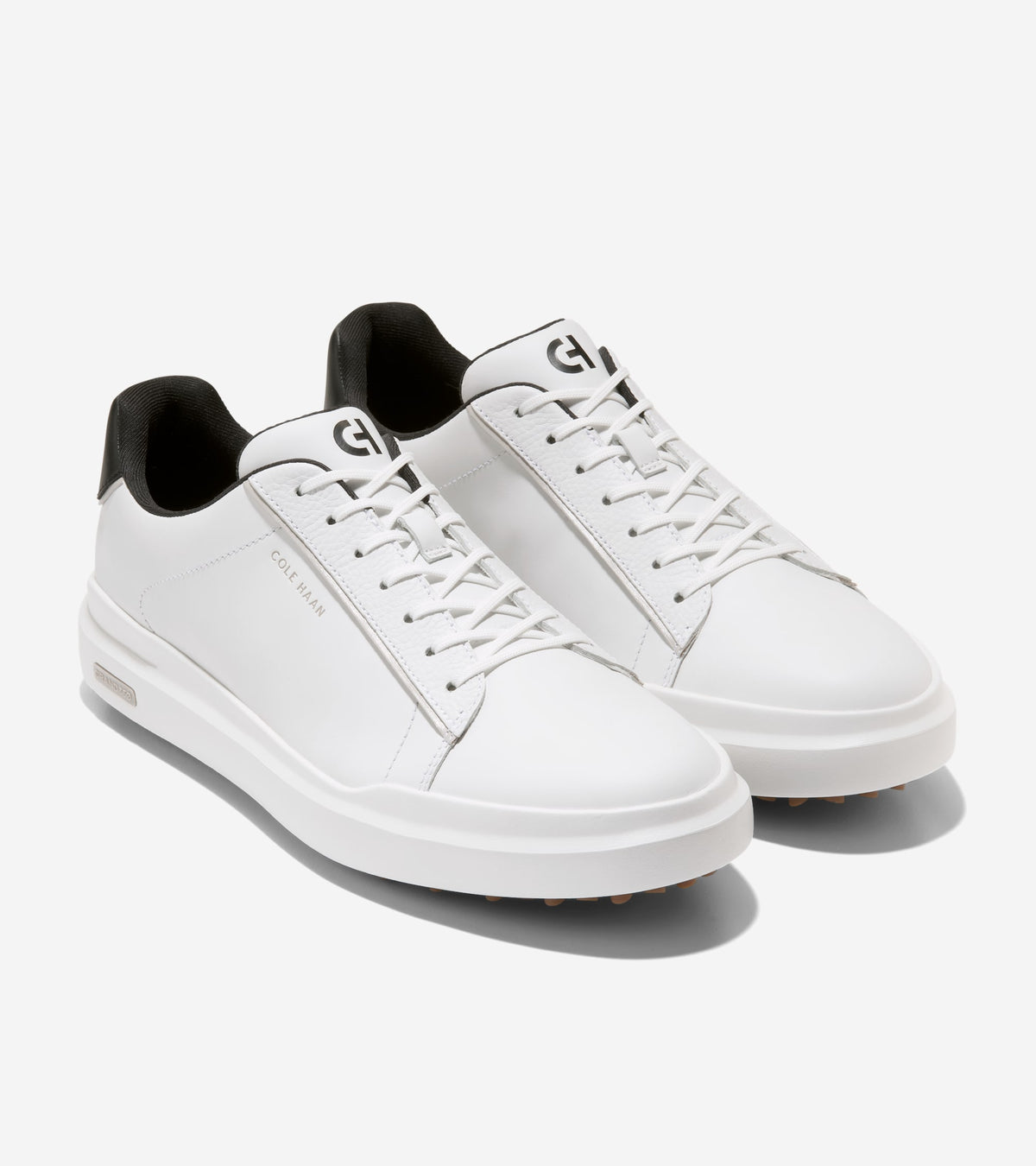 Men's Grand Crosscourt Waterproof Golf Shoes-White-Black