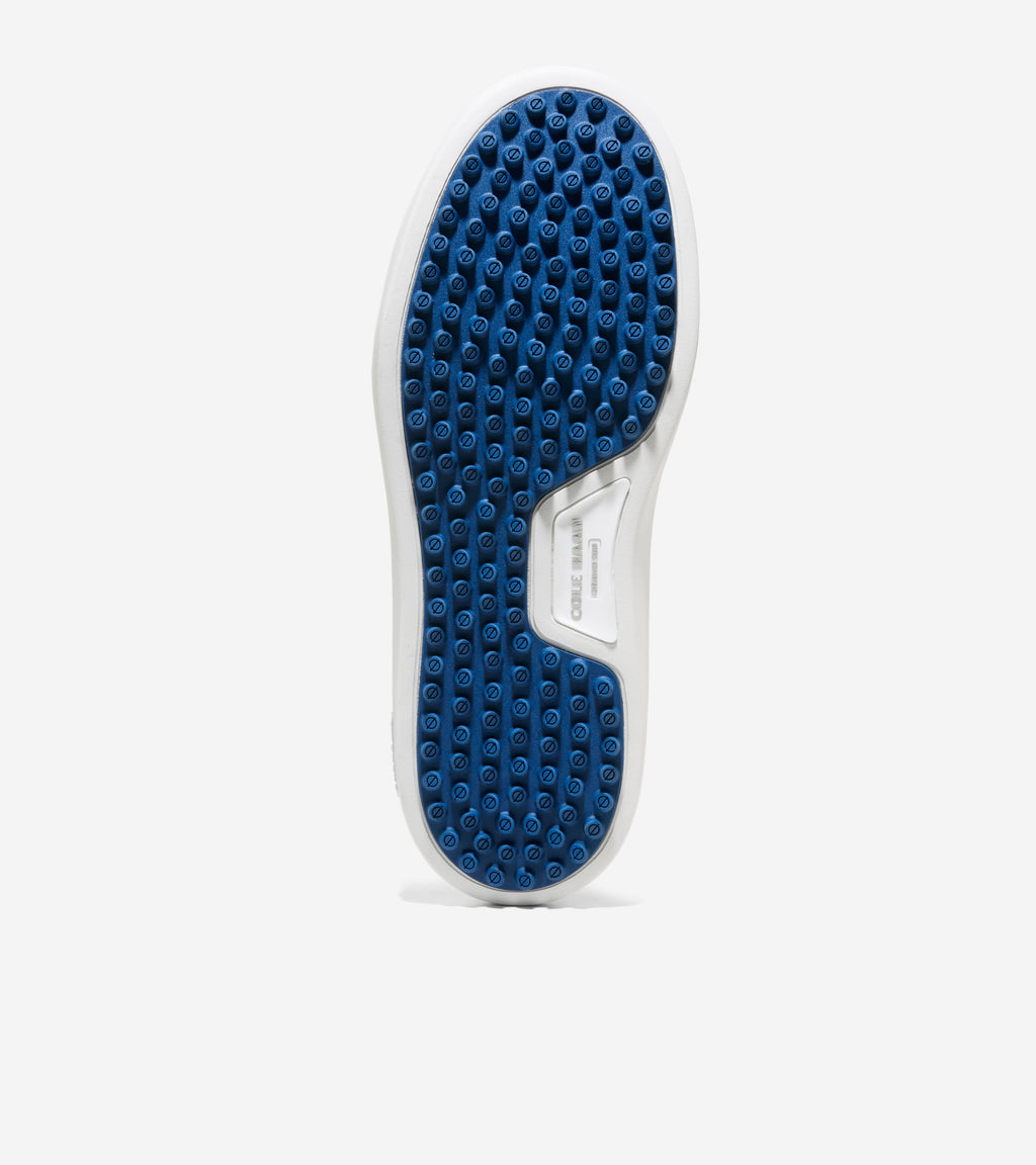 Women's Grand Crosscourt Waterproof Golf Shoes Sneakers-White-Navy Peony