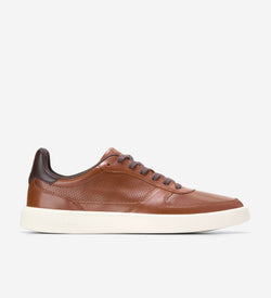 Men's Grand Crosscourt Daily Court Sneakers-British Tan-Chocolate-Ivory