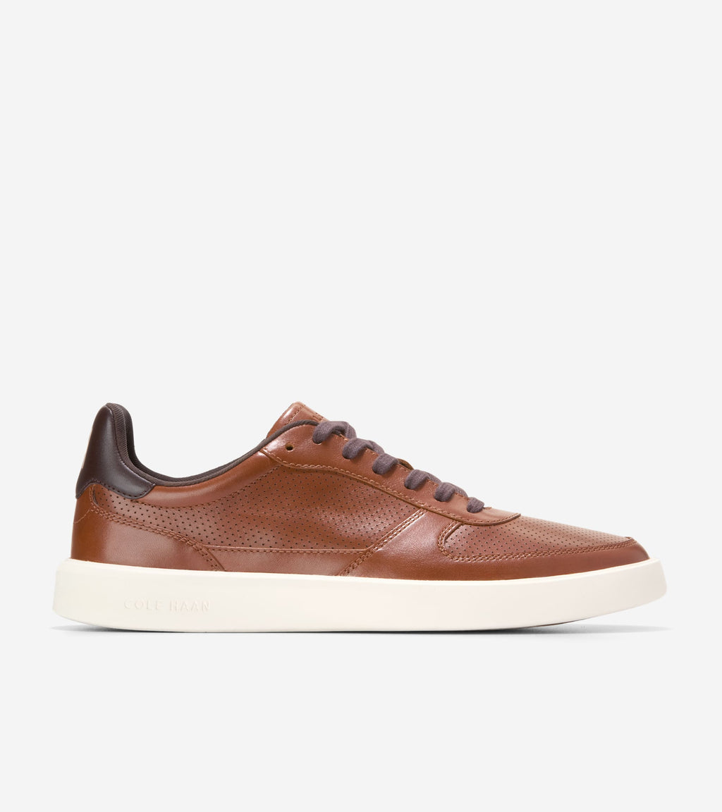 Men's Grand Crosscourt Daily Court Sneakers-British Tan-Chocolate-Ivory