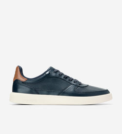 Men's Grand Crosscourt Daily Court Sneakers-Navy Blazer-British Tan-Ivory