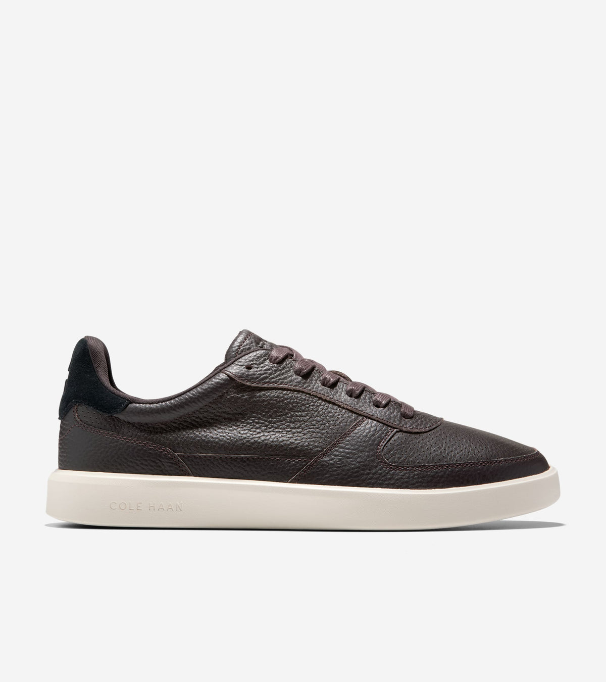 Men's Grand Crosscourt Daily Court Sneakers-Dark Chocolate-Black-Ivory