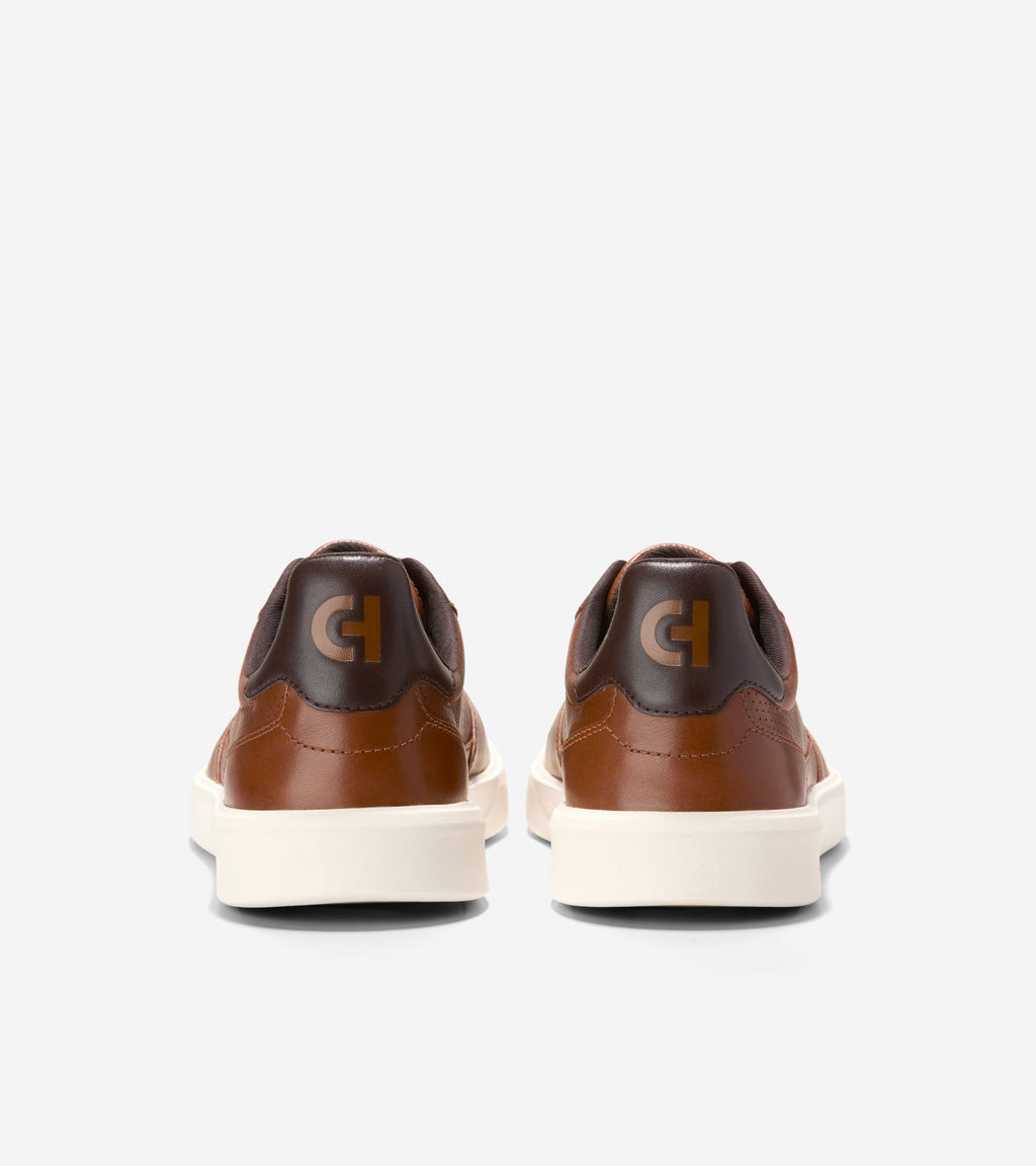 Men's Grand Crosscourt Daily Court Sneakers-British Tan-Chocolate-Ivory