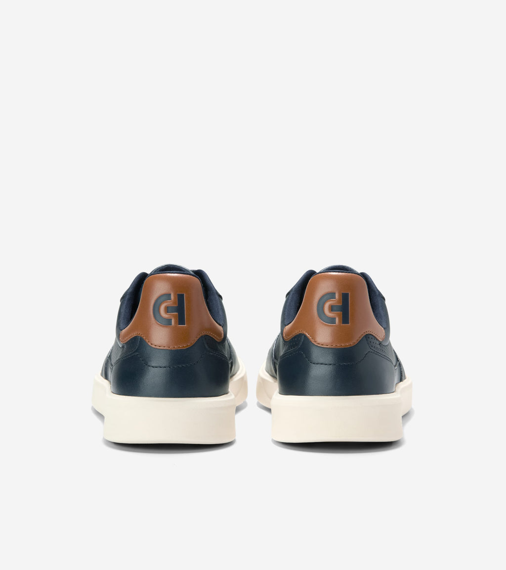Men's Grand Crosscourt Daily Court Sneakers-Navy Blazer-British Tan-Ivory