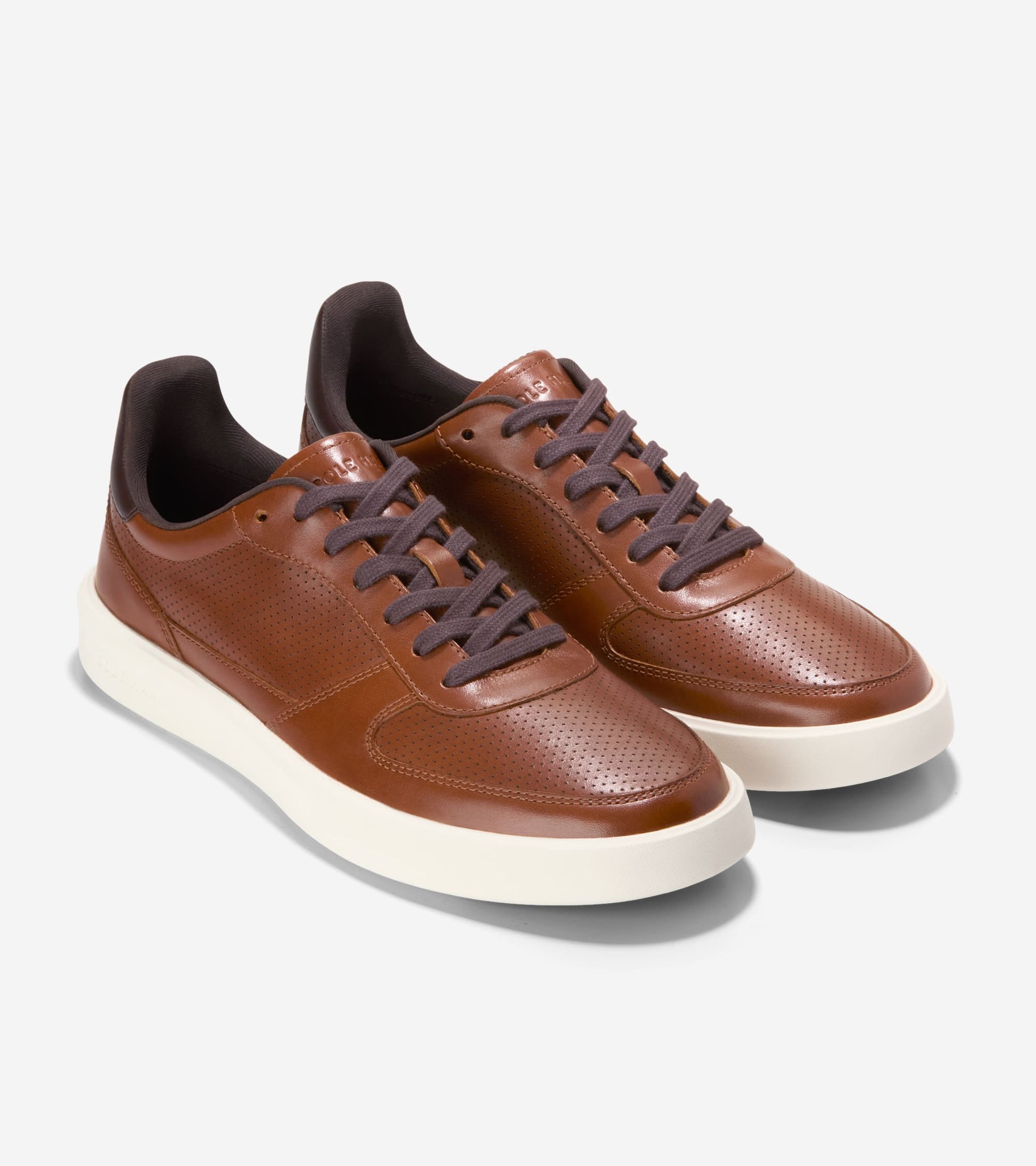 Men's Grand Crosscourt Daily Court Sneakers-British Tan-Chocolate-Ivory