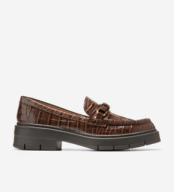 Women's Grand Flex Fenella Loafers-Fondue Fudge Croc Print