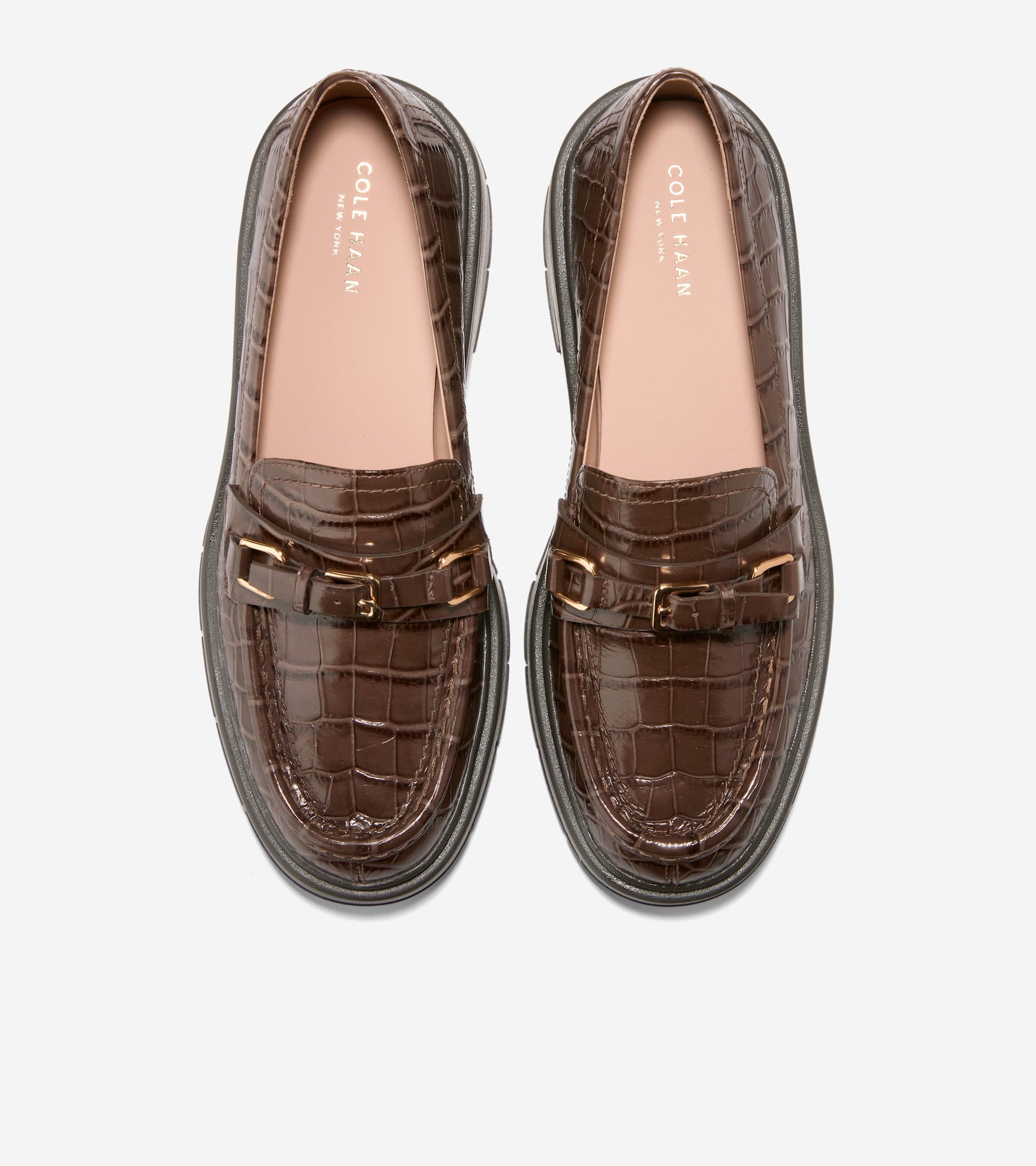 Women's Grand Flex Fenella Loafers-Fondue Fudge Croc Print