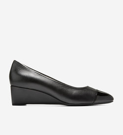 Women's Go-To Malta Wedges-Black Patent