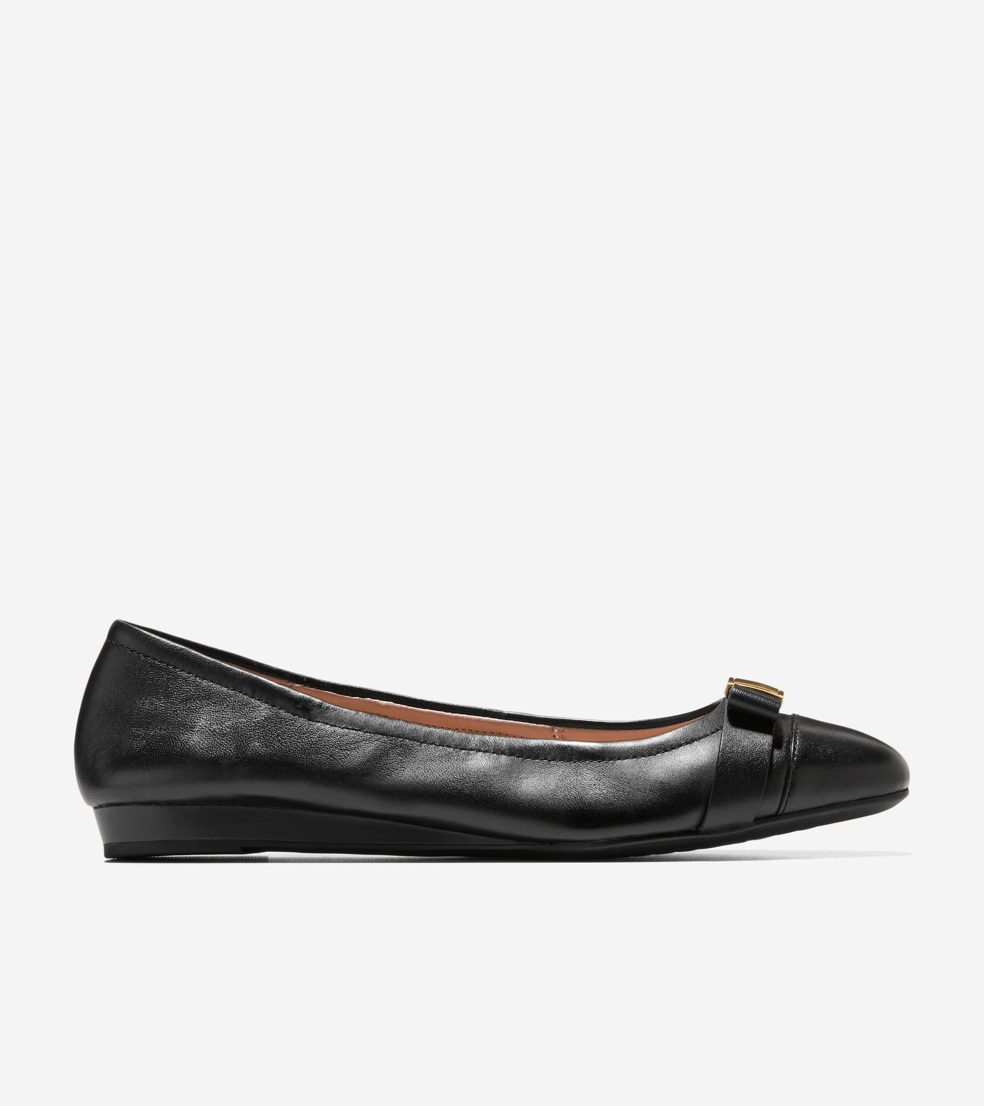 Cole Haan Women's Go-To Tova Ballet Flat - Black - Ballerinas
