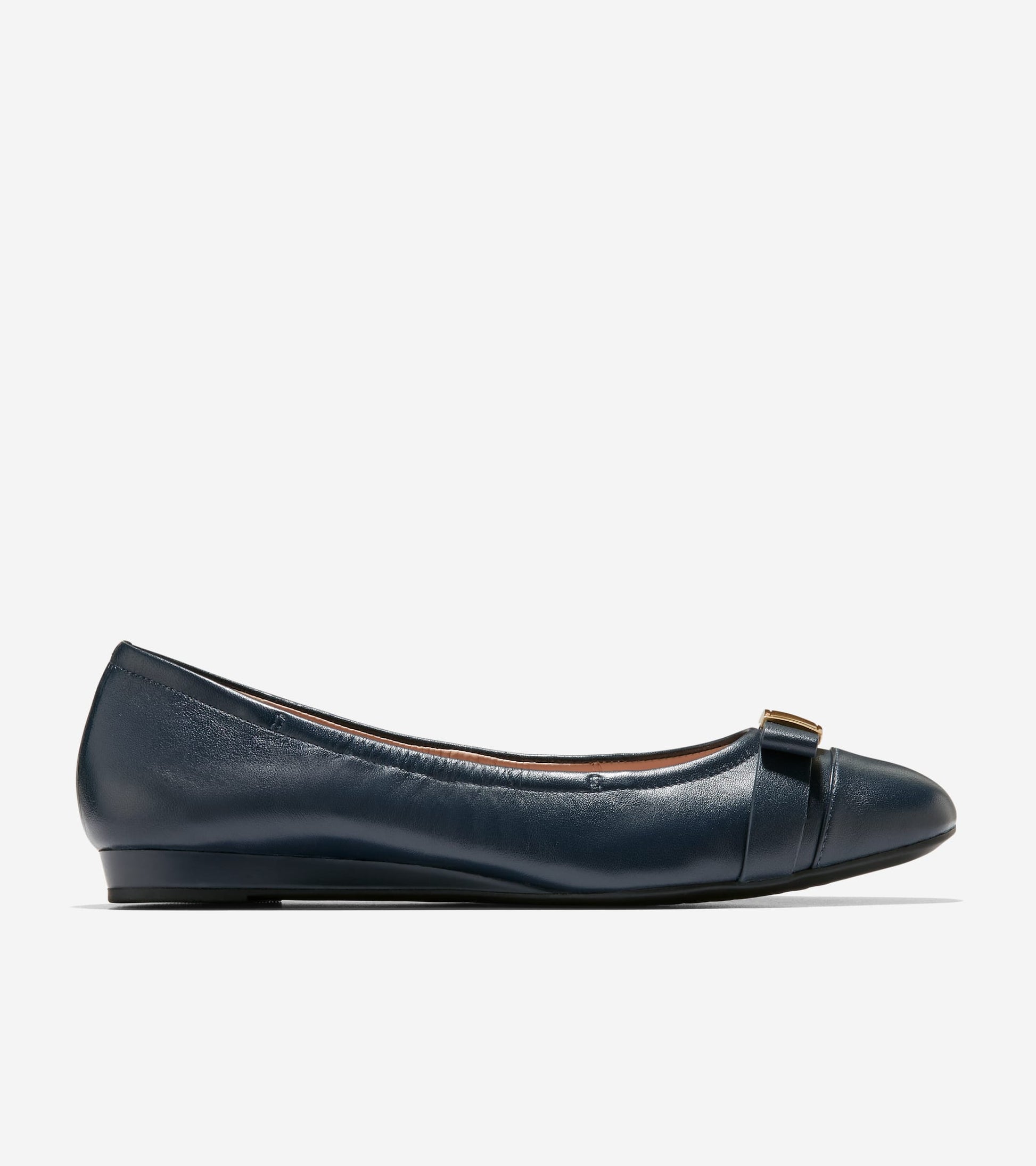 Women's Go-To Tova Bow Ballet Flats-Navy Blazer