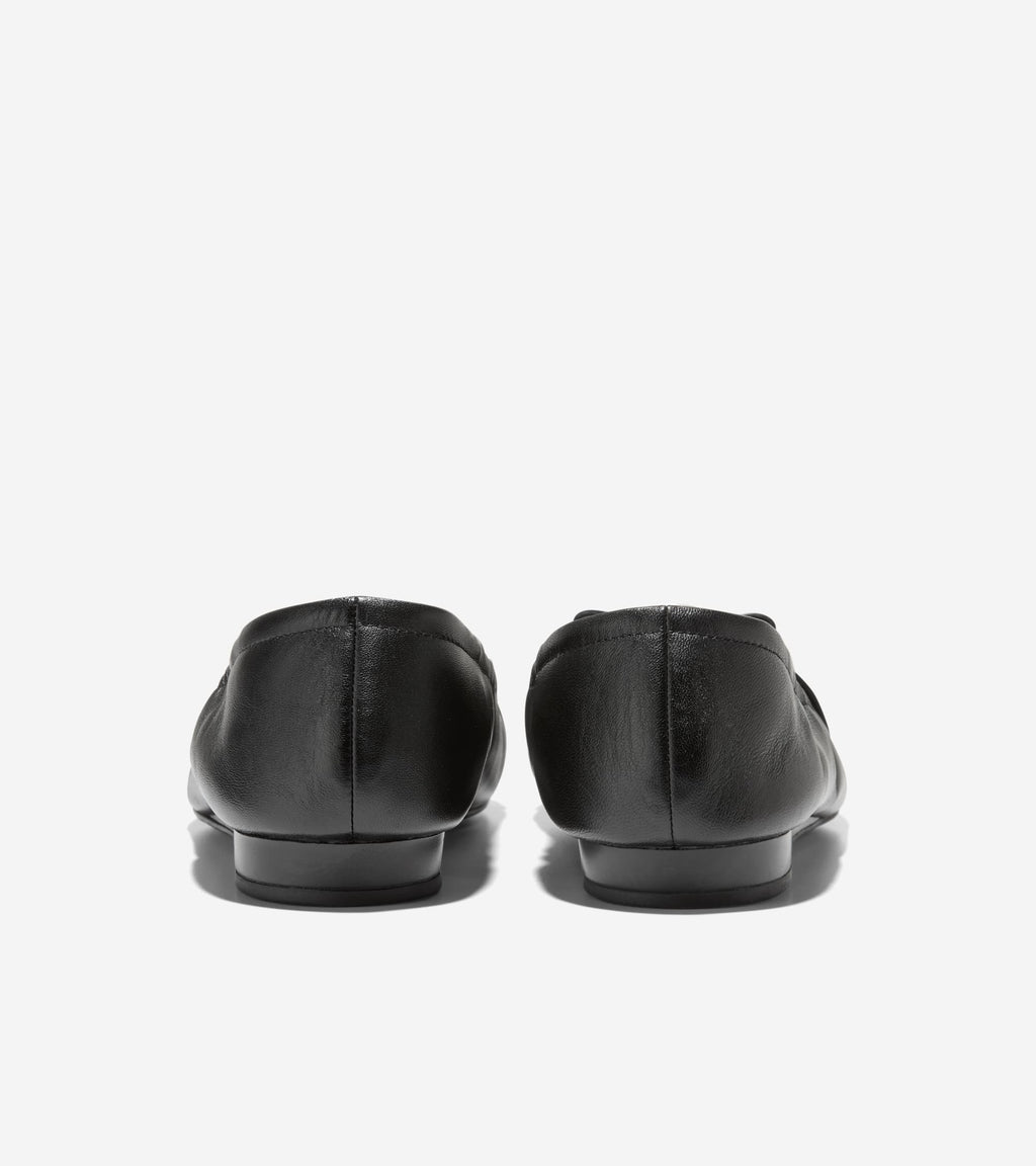 Women's Go-To Tova Bow Ballet Flats-Black
