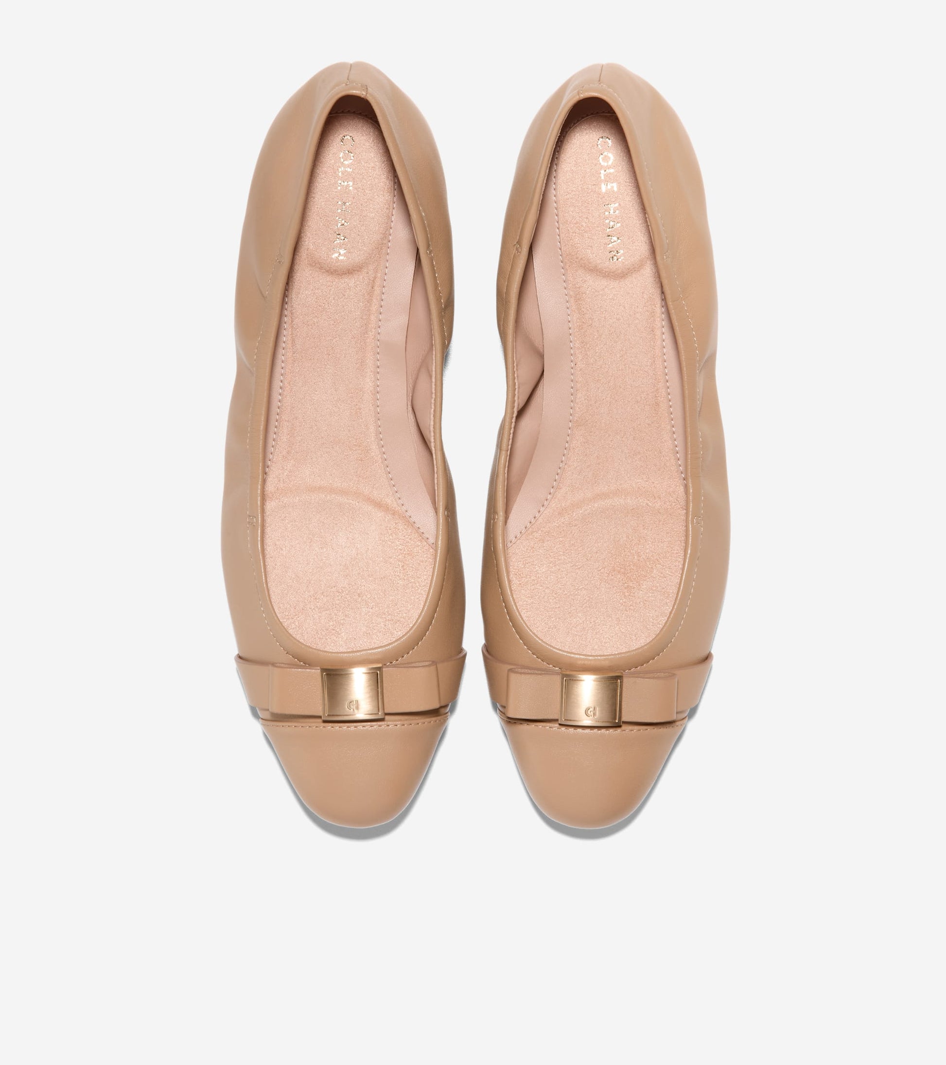 Women's Go-To Tova Bow Ballet Flats-Tuscan Sand
