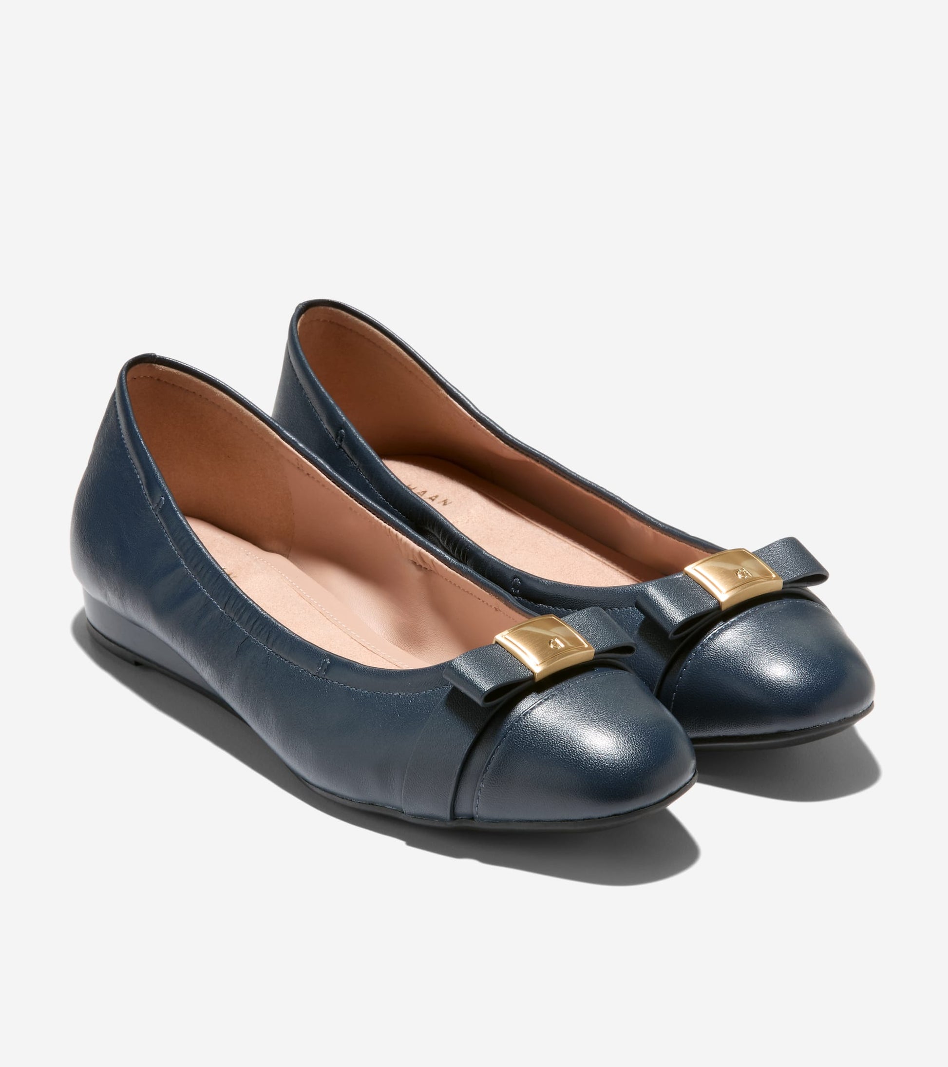 Women's Go-To Tova Bow Ballet Flats-Navy Blazer