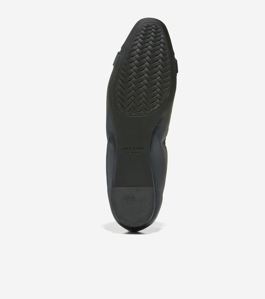 Women's Go-To Tova Bow Ballet Flats-Navy Blazer