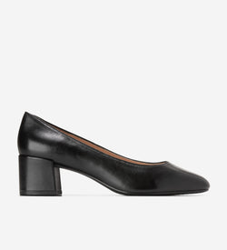 Women's Go-To Shayla Block Heel Pumps-Black