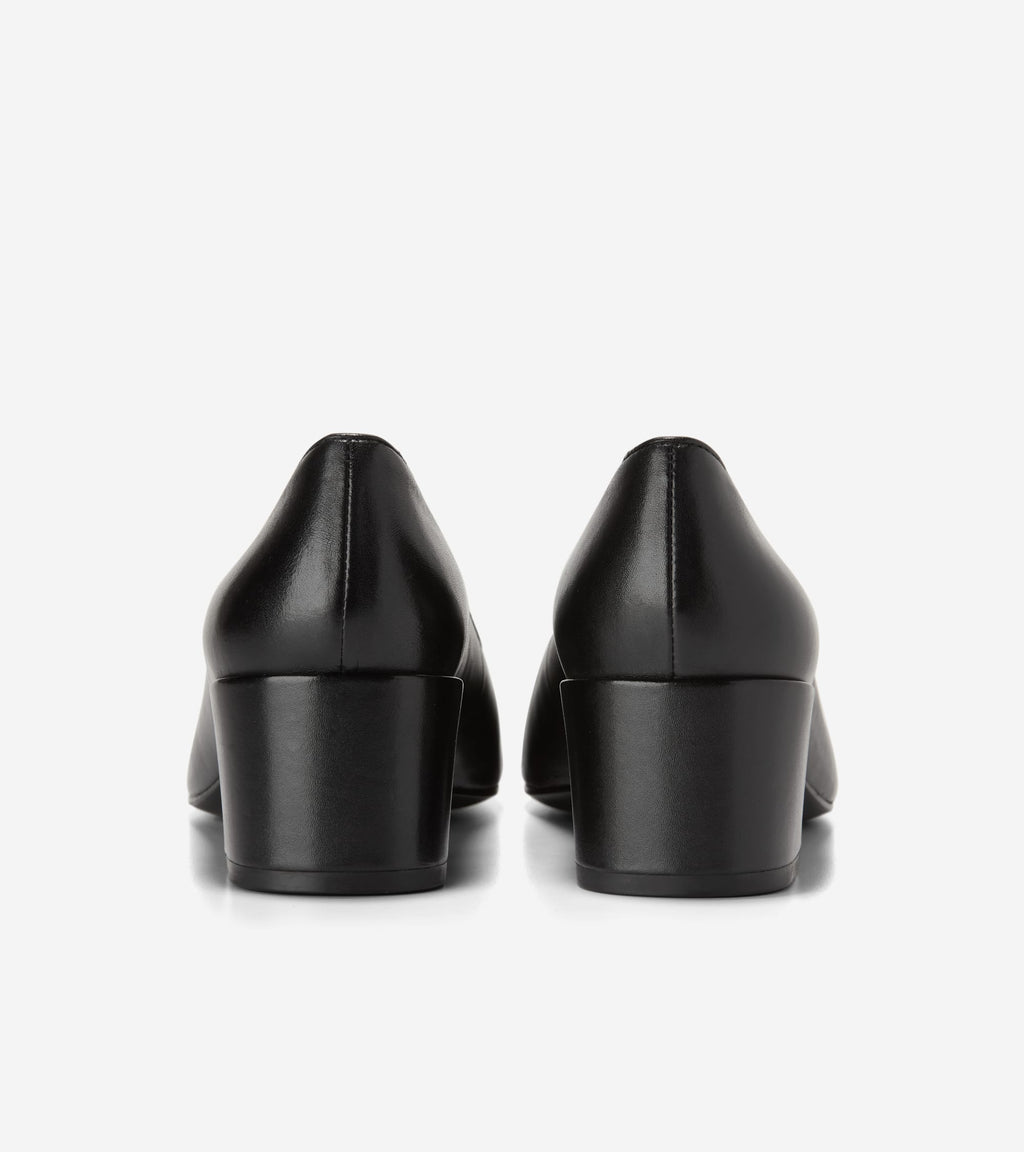 Women's Go-To Shayla Block Heel Pumps-Black