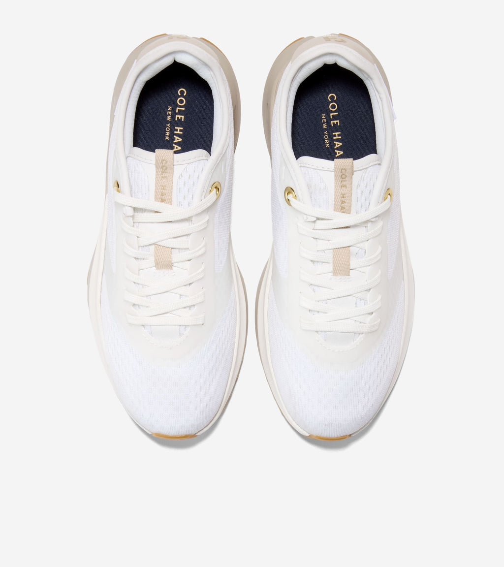 Women's GrandPrø All-Day City Running Sneakers-White-Ancient Scroll