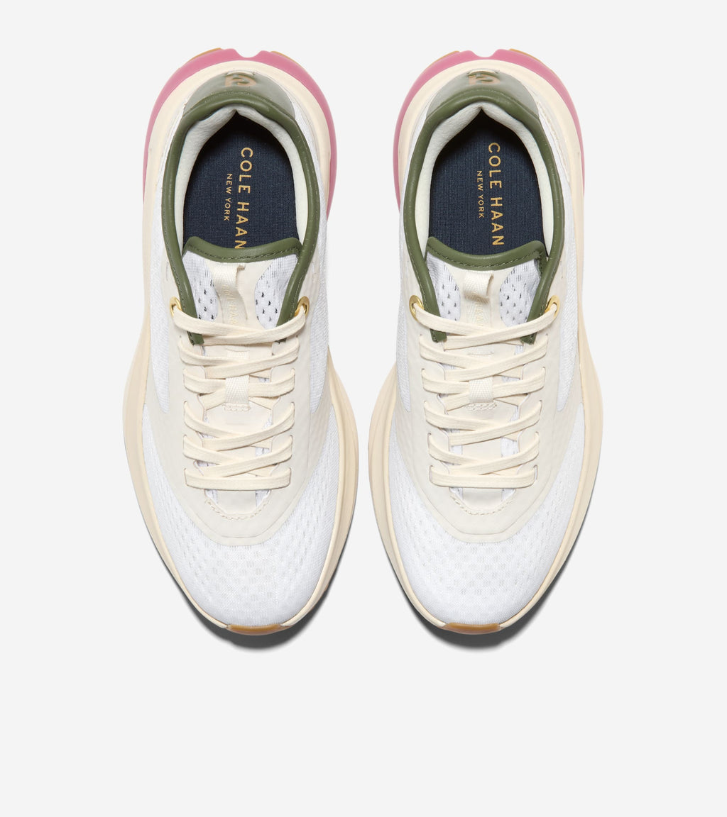 Women's GrandPrø All-Day City Running Sneakers-Ivory-White-Rose Wine-Chive
