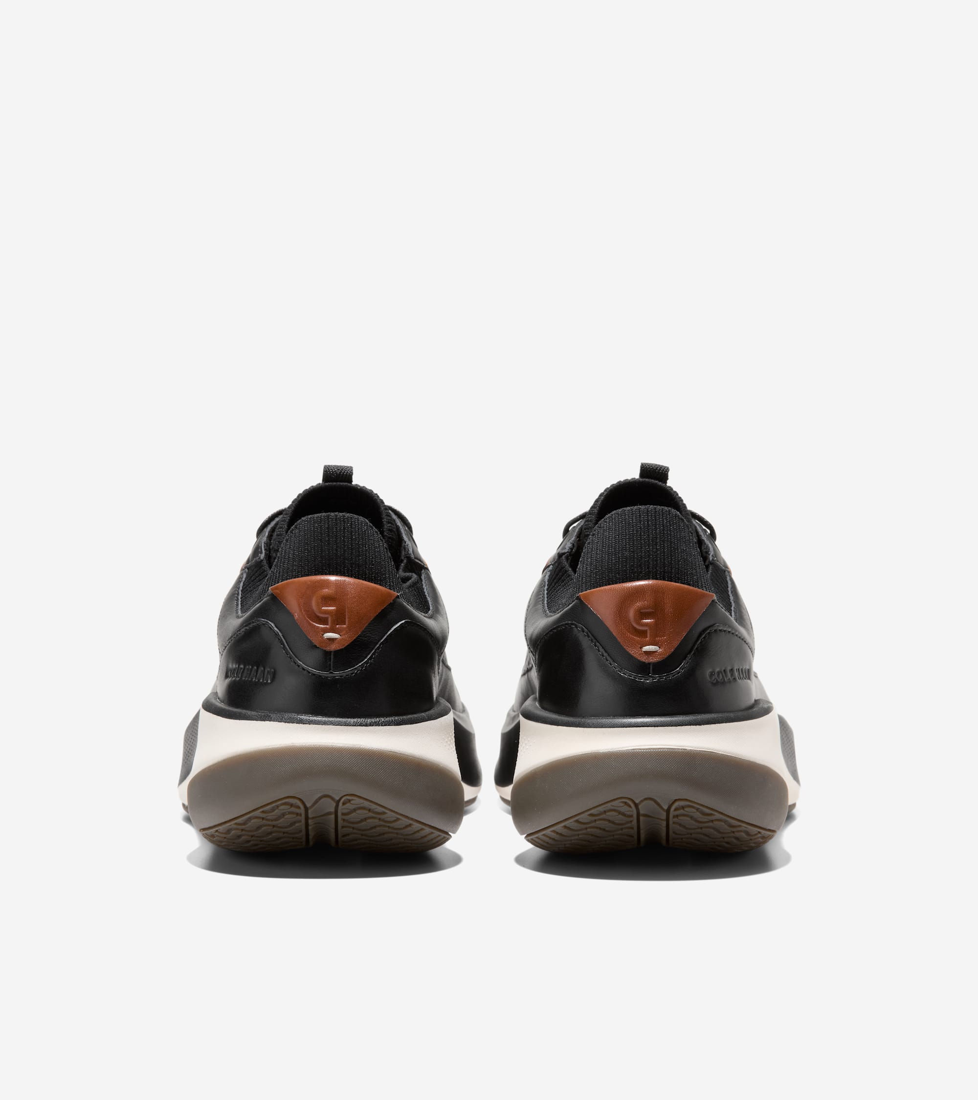 Men's GrandPrø All-Day Leather Running Shoes in Black | Cole Haan
